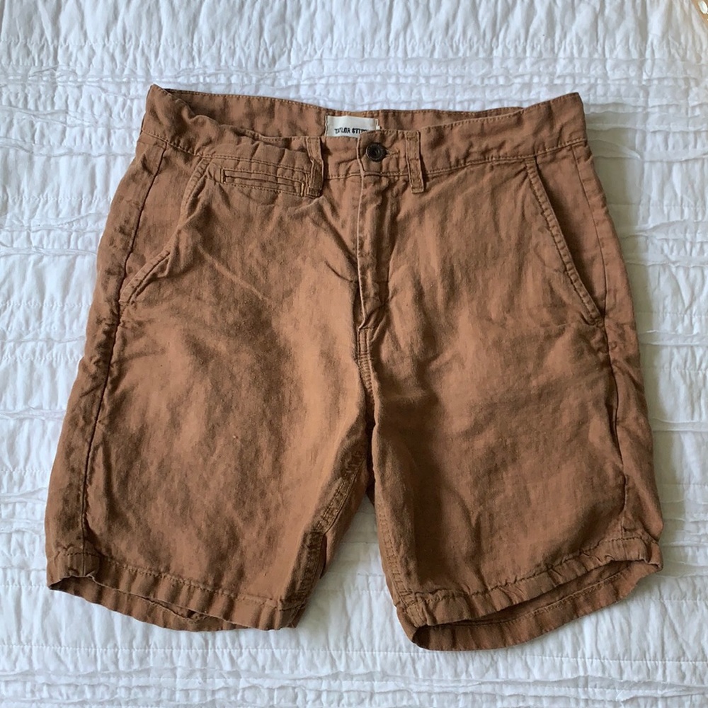 Taylor Stitch Maritime Short British Khaki Linen